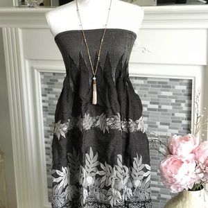 Lapis One size strapless dress